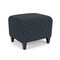 Lesro Siena Lounge Reception 1 Seat Bench, Black, RS Night Sky Upholstery SN1001 - alternate 3